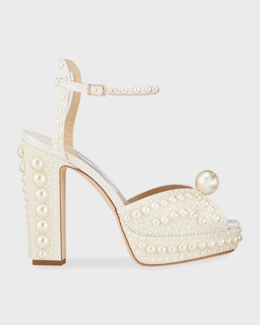 Jimmy Choo TEMPLE 36 (37もあります) Jimmy Choo Sacaria Platform Sandals by Jimmy Choo - Pickle