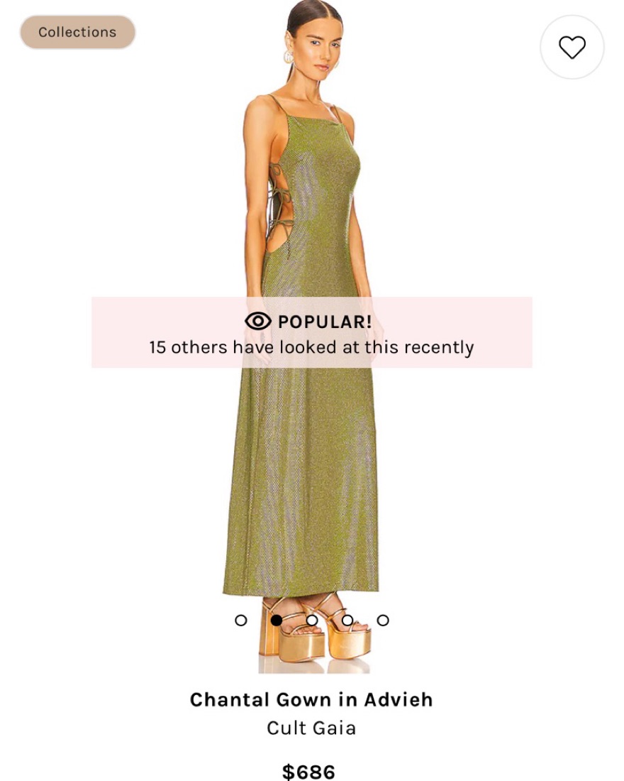 Cult Gaia $686 Chantal Gown by Cult Gaia - Pickle