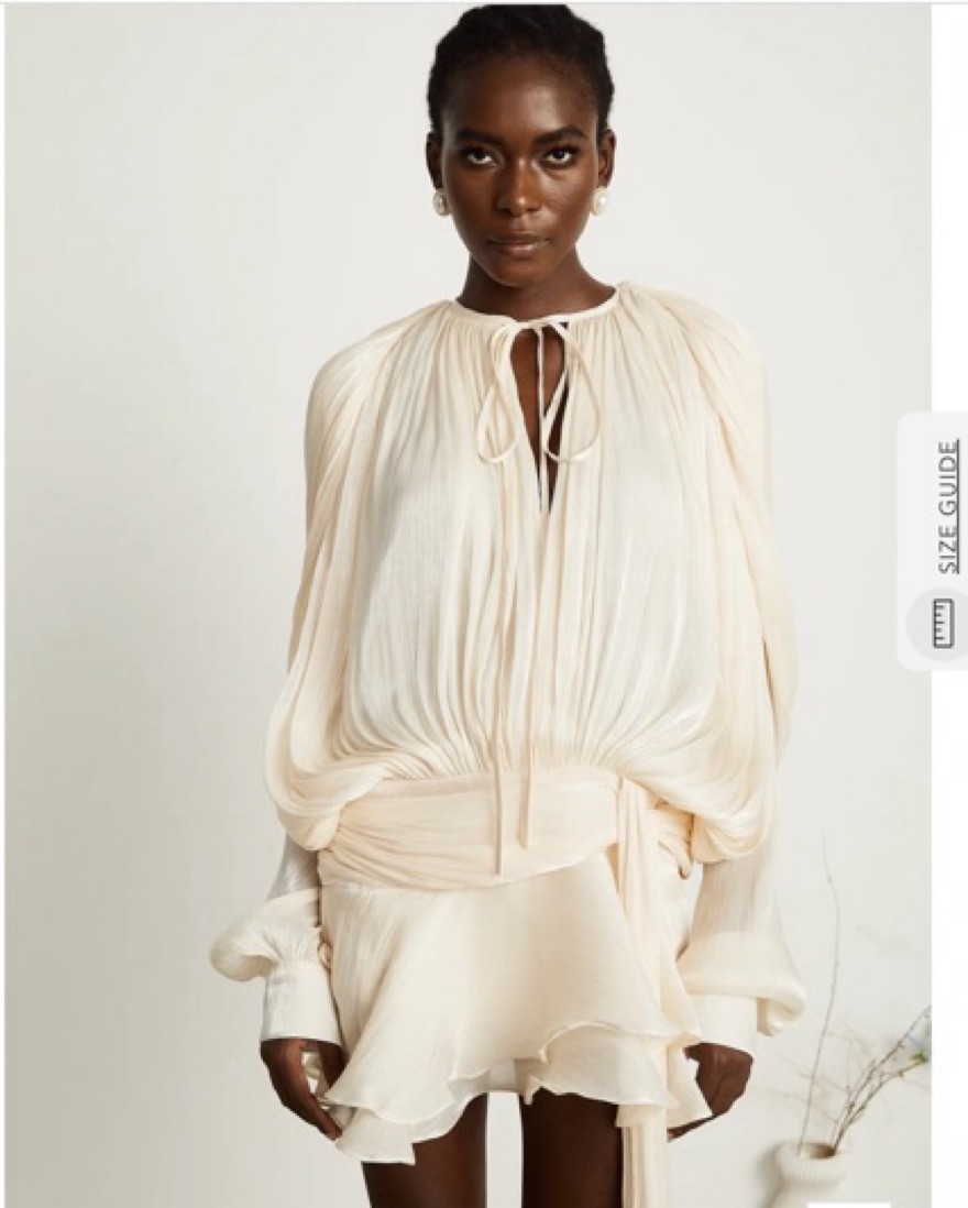 【Miss Rosier】エレガントなアイボリーパーティードレス Miss Rosier Cocktail Dress by Miss Rosier - Pickle