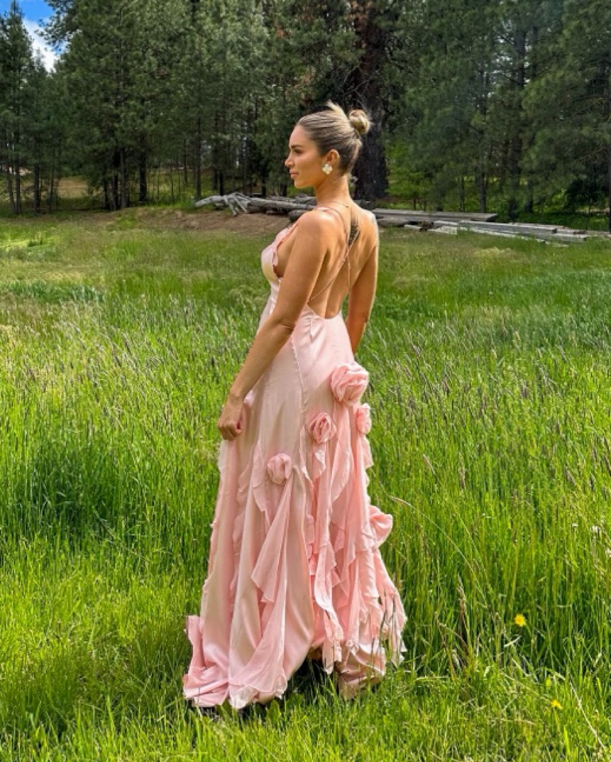 For Love & Lemons Leonie Gown by For Love & Lemons - Pickle