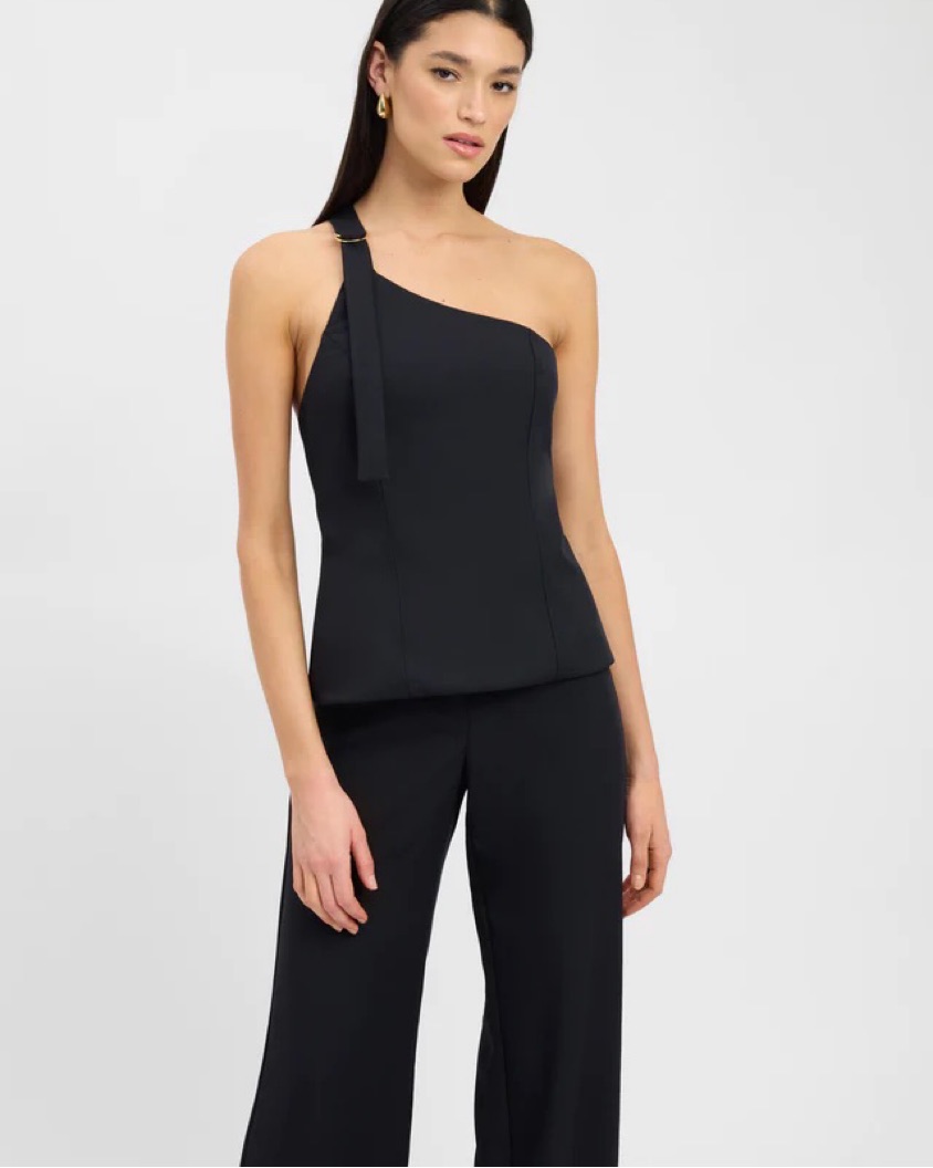 Kookai One Shoulder Buckle Top by Kookai - Pickle