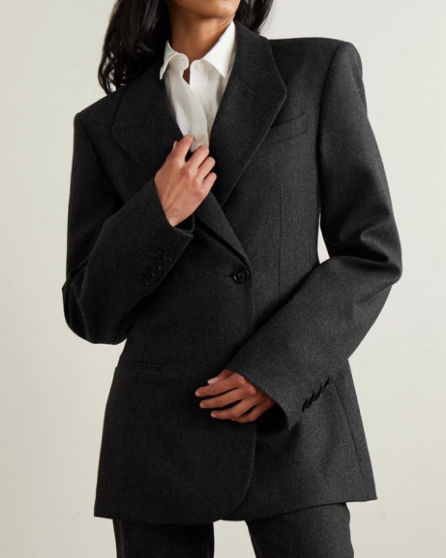 FRANKIE SHOP Morrison asymmetric Blazer by The Frankie Shop - Pickle