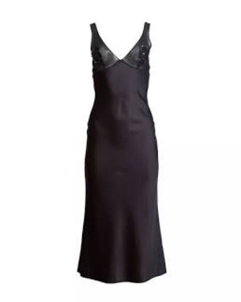 FLEUR DU MAL Backless Black Slip Dress by Fleur Du Mal - Pickle
