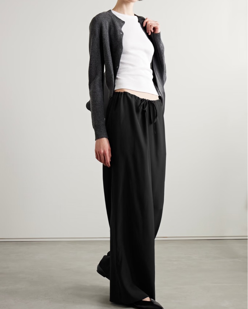 NILI LOTAN Black Silk Pant by Nili Lotan - Pickle