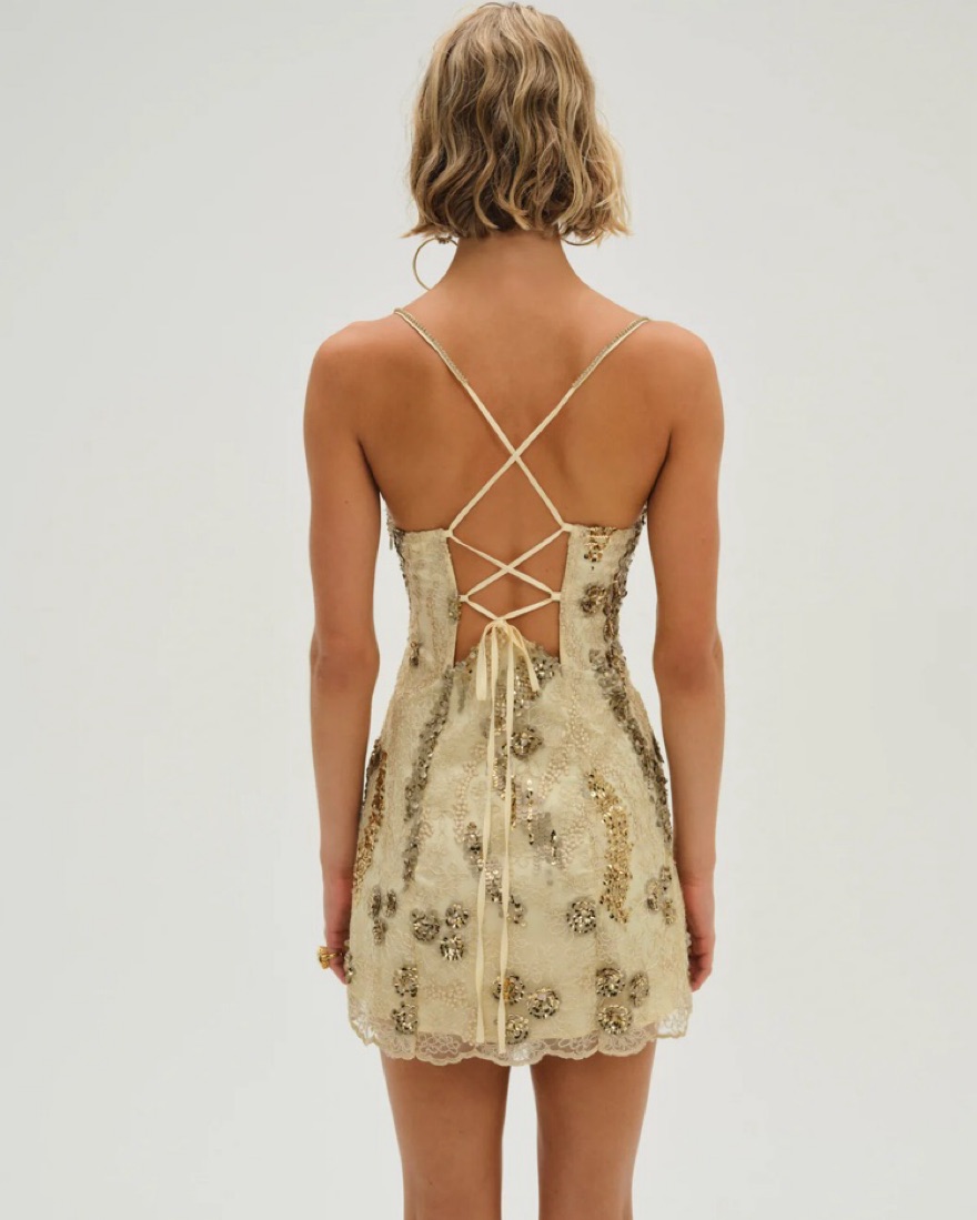 For Love And Lemons Opal Mini Dress by For Love & Lemons - Pickle