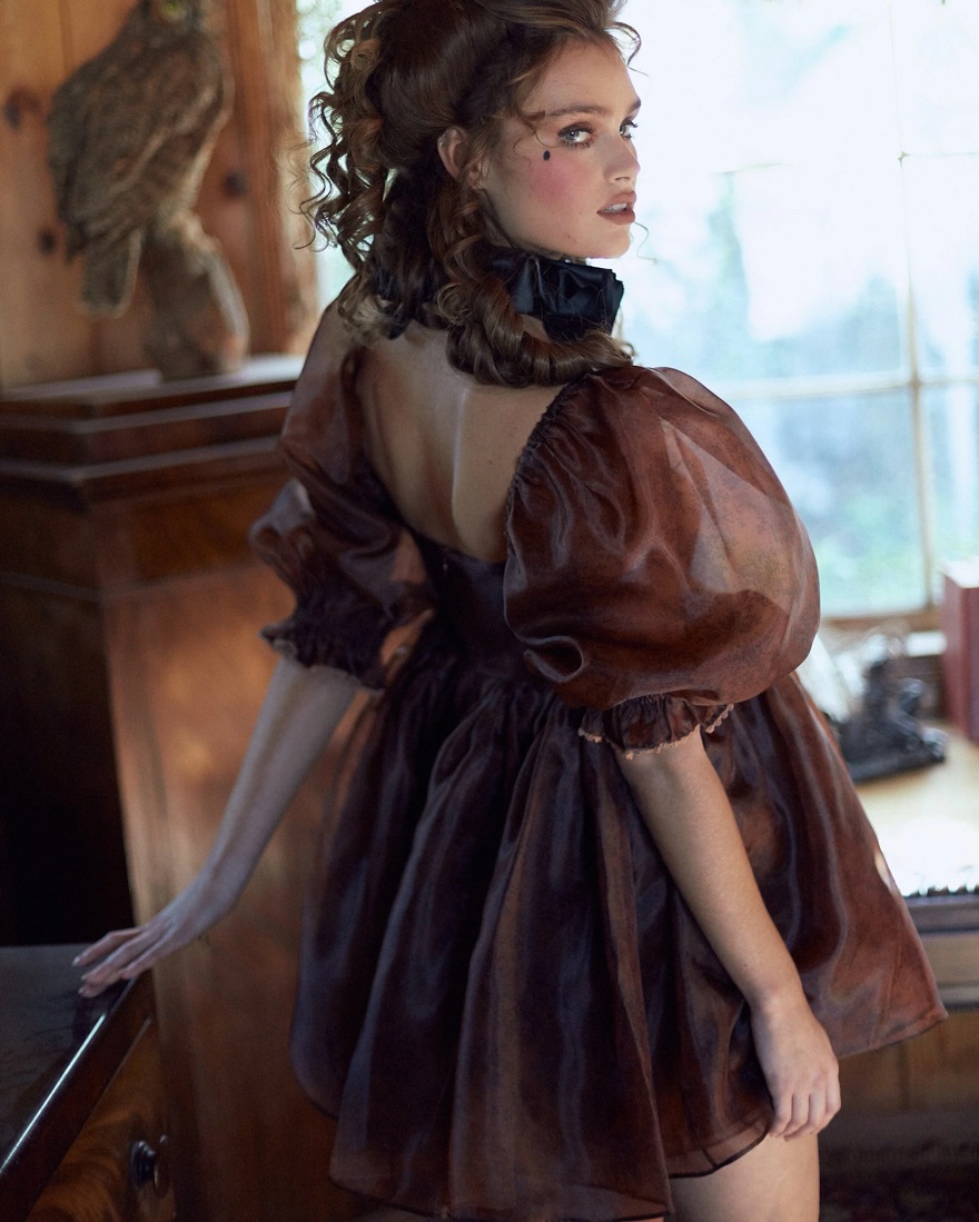 Selkie | Chocolate Puff Dress by Selkie - Pickle