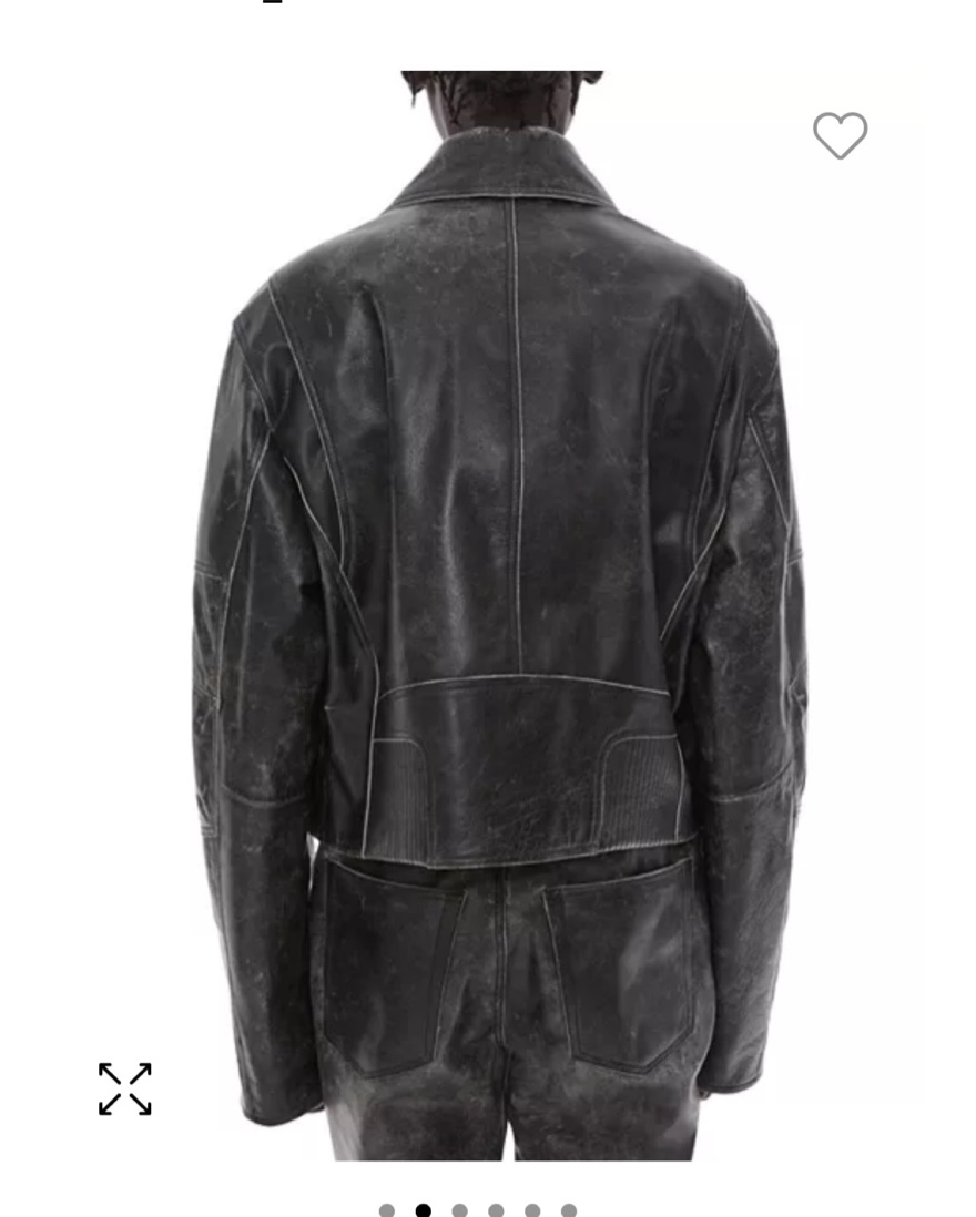 美品helmut lang Leather Riders Jacket assorted.wears | Helmut Lang SS95' moleskin rider jacket From one