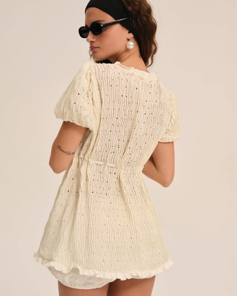 For Love And Lemons Erika Babydoll Set by For Love & Lemons - Pickle