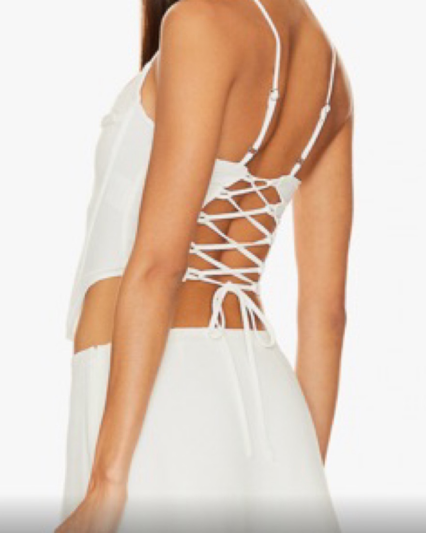 Mioau X Revolve Love Corset In White by Miaou - Pickle