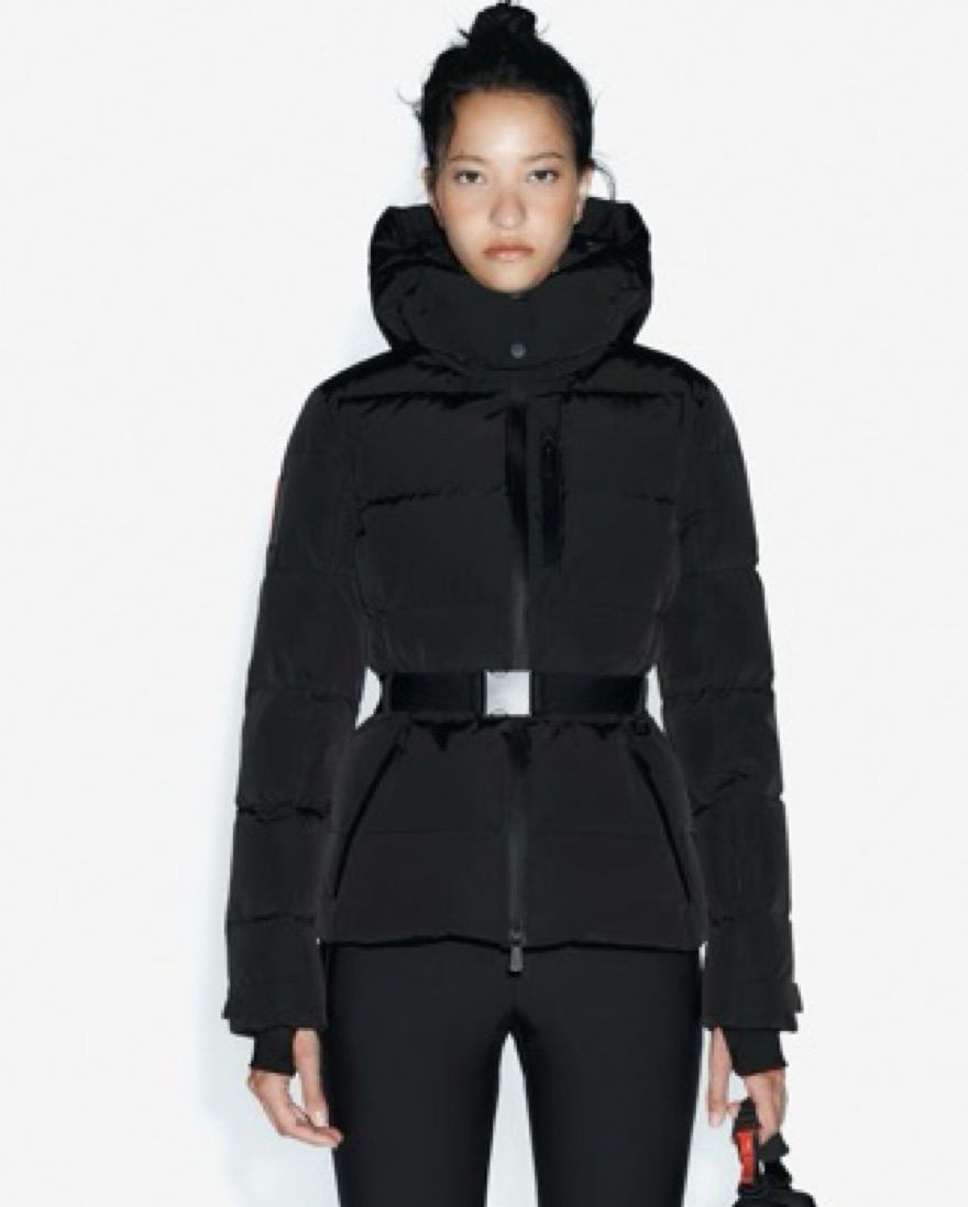 Zara Belted Ski Jacket by Zara - Pickle