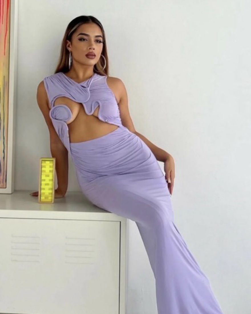 Christopher Esber Lilac Venus Tank Dress by Christopher Esber - Pickle