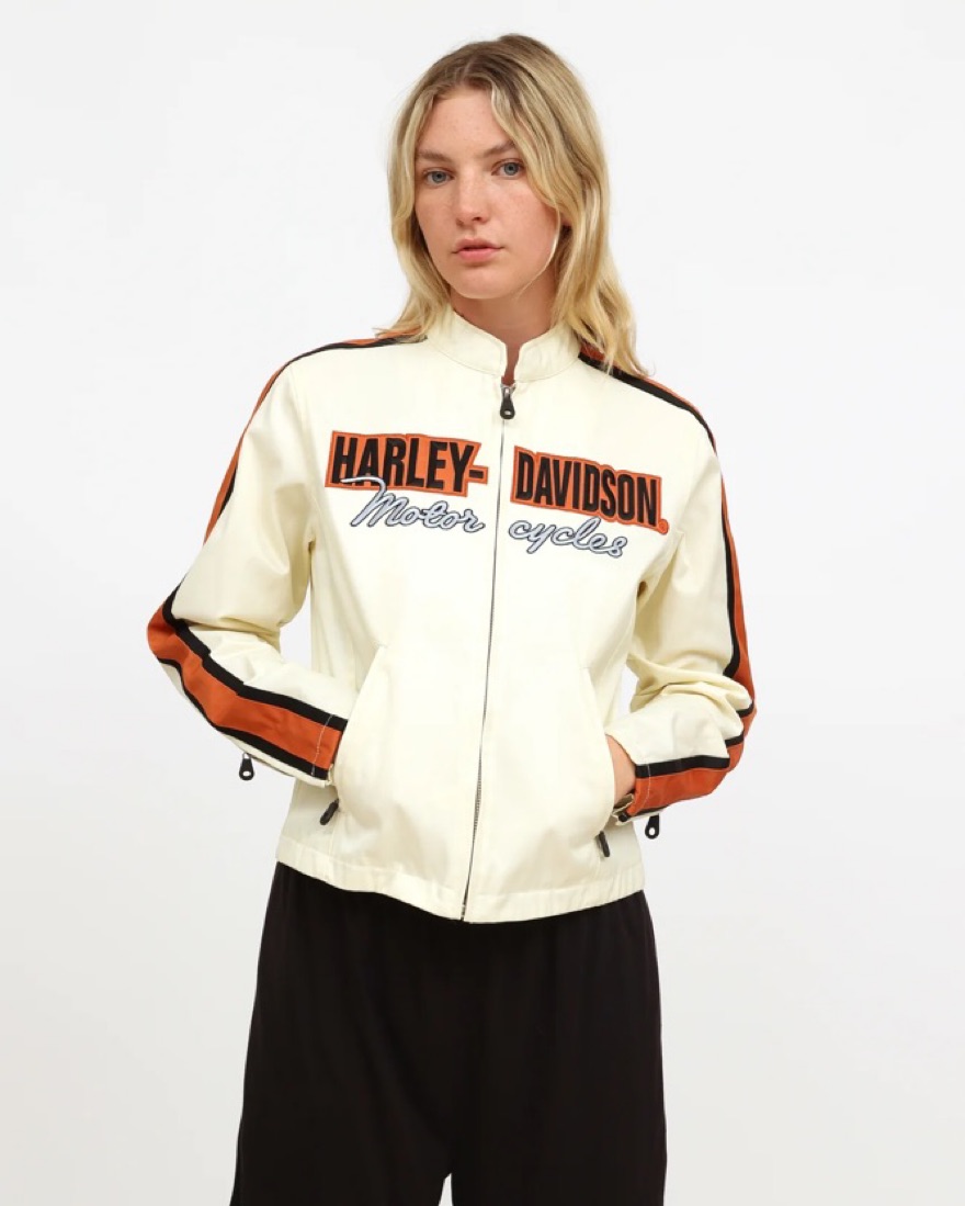 Harley Davidson Vintage Jacket by Vintage Harley Davidson - Pickle