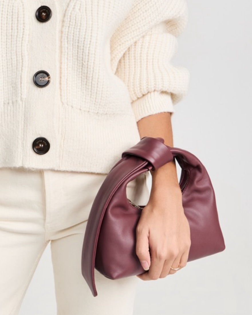 ANINE BING バーガンディ ミニ Grace バッグ MINI GRACE BAG DARK CHERRY | Anine Bing | Tuchuzy