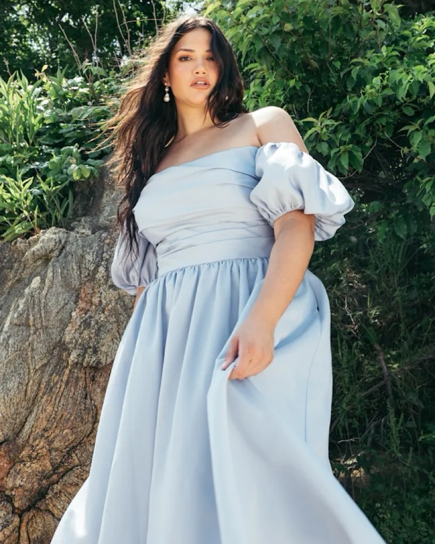 Jenny Yoo Regina Dress In Whisper Blue by Jenny Yoo - Pickle