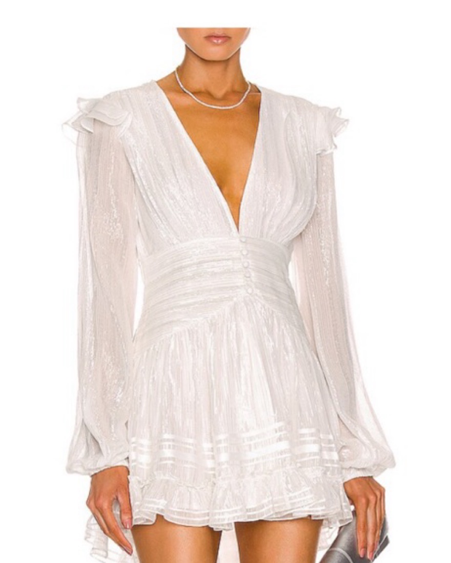White Retrofete Mini Dress by Retrofete - Pickle