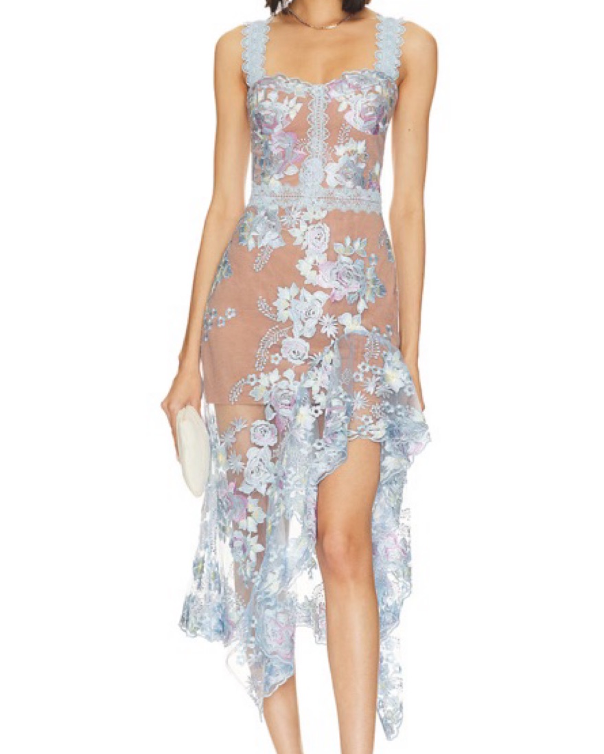 Bronx & Banco Midi Dress in Powder Blue by Bronx & Banco - Pickle
