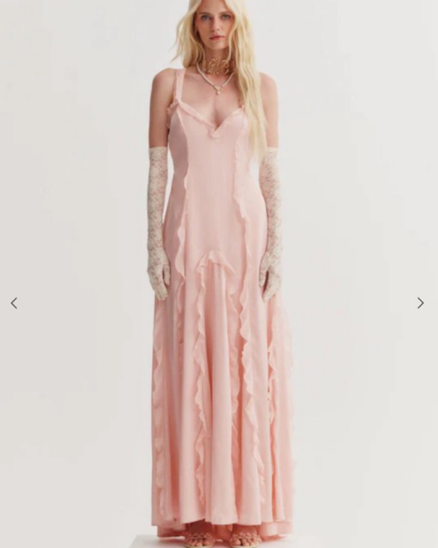 For Love & Lemons Leonie Gown by For Love & Lemons - Pickle
