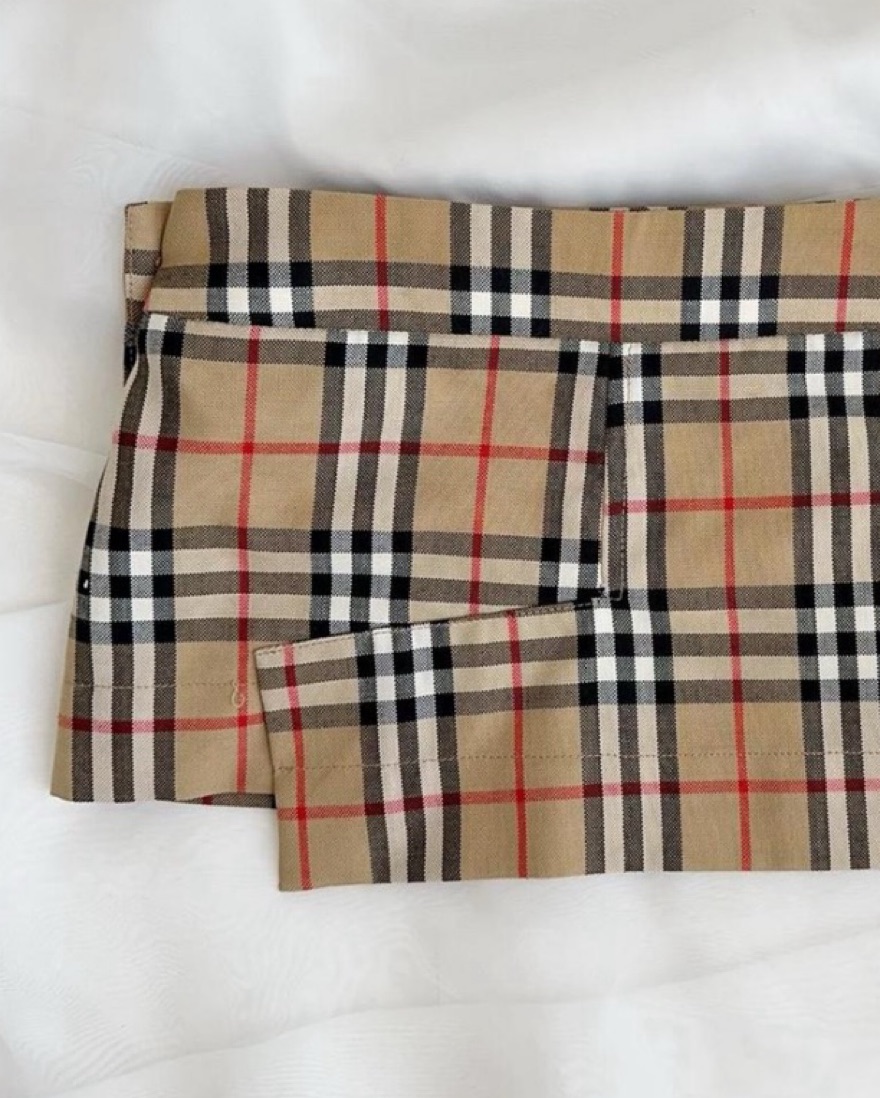 Burberry x Vivienne Westwood Mini Skirt by Burberry - Pickle