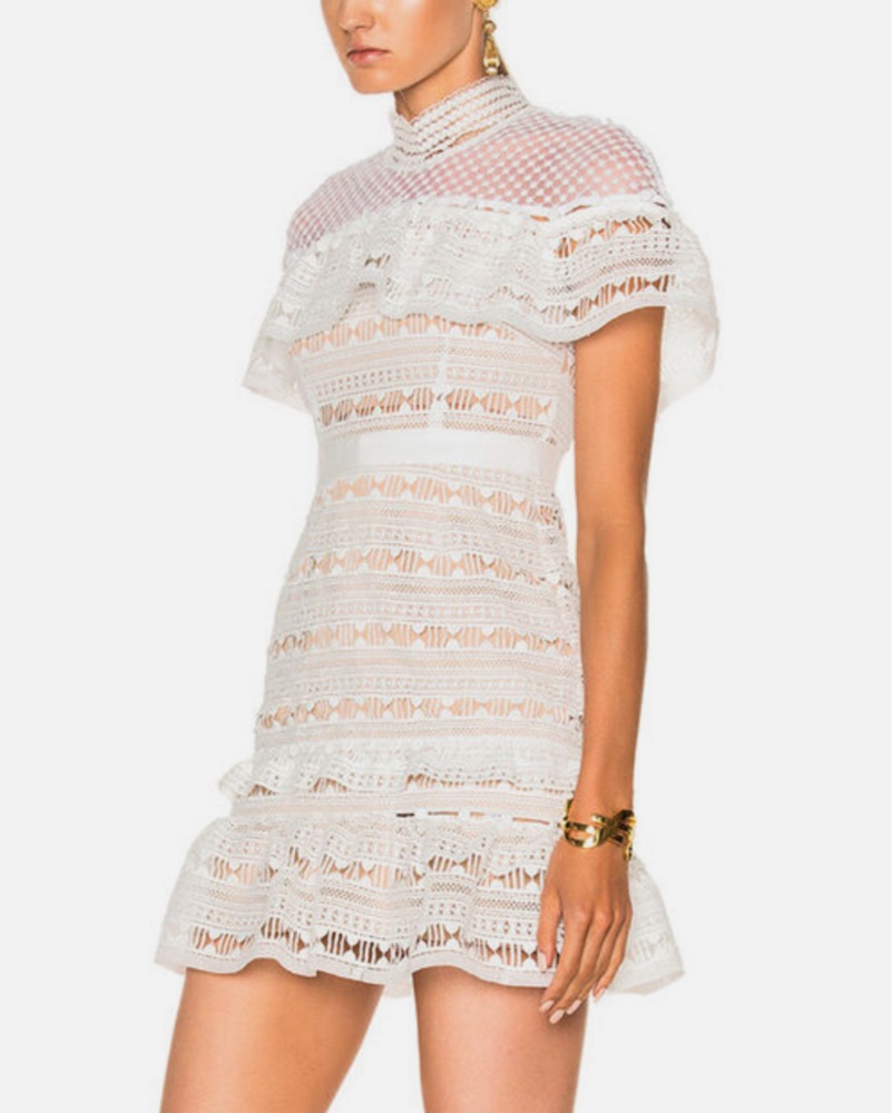 Self-portrait Mini Dress by Self Portrait - Pickle