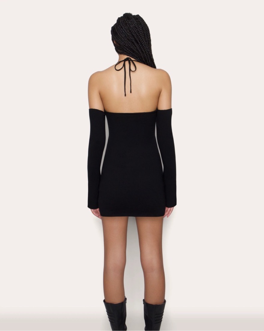 Danielle Guizio Rosemere Knit Mini Dress by Danielle Guizio - Pickle