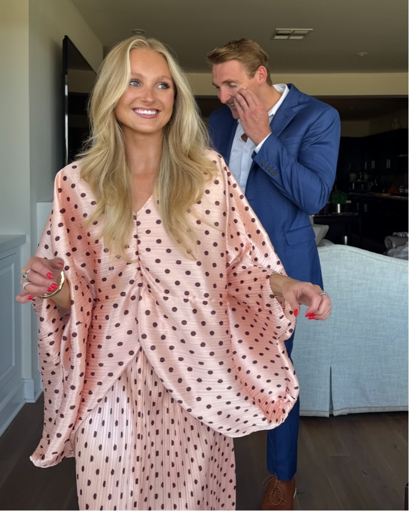 Coosy Pink Polka Dot Dress by Coosy - Pickle