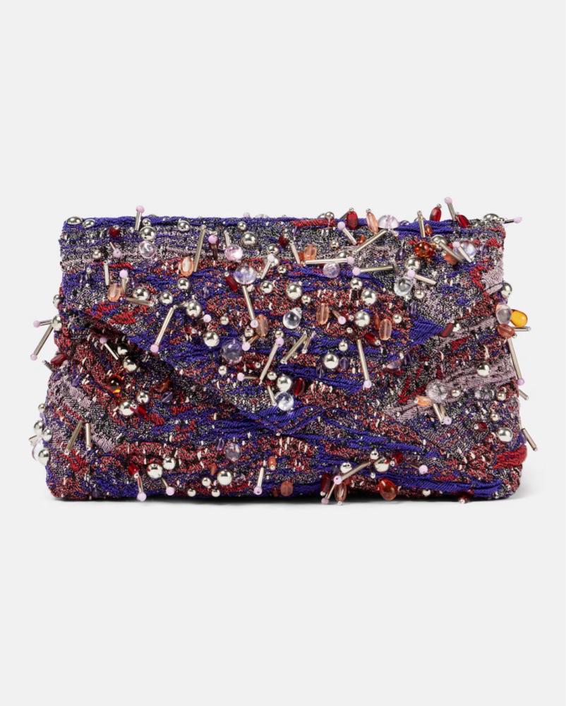 Dries Van Noten Embellished Clutch by Dries Van Noten - Pickle