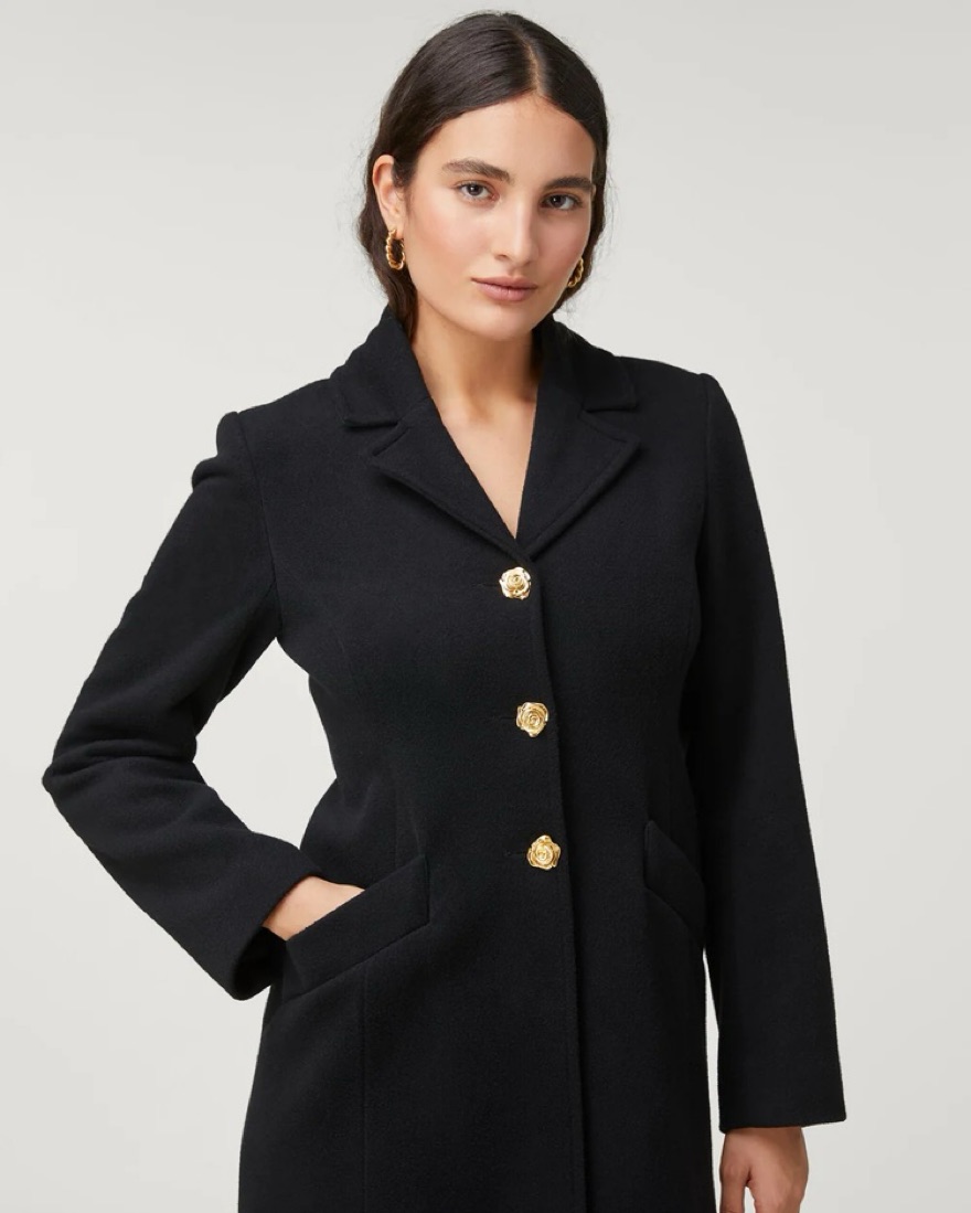 Rouje Federico Coat by Rouje Paris - Pickle