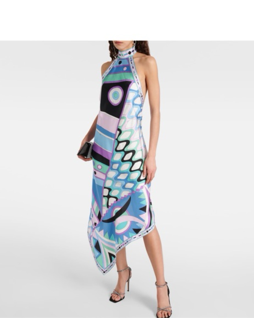 【関税込み】PUCCI Vivara-print dress PUCCI vivara-print Dress | Black | FARFETCH CA