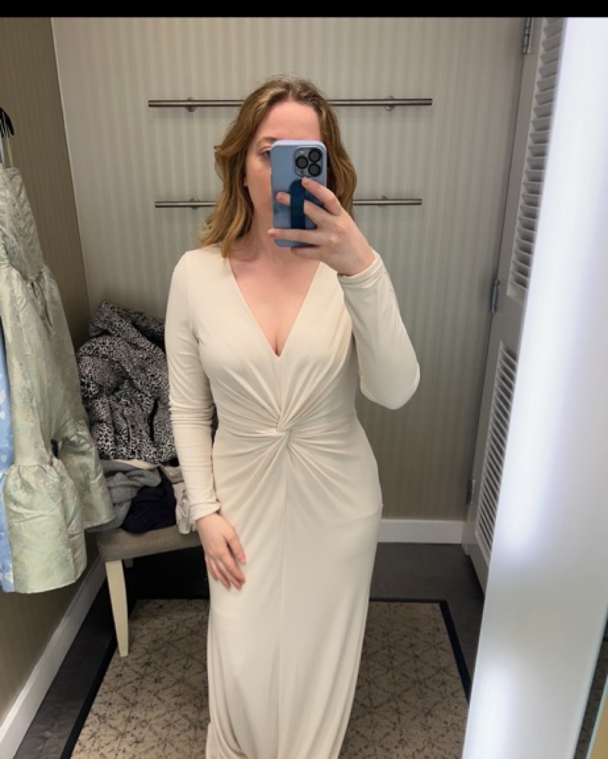 Ralph Lauren White Strech Gown by Ralph Lauren - Pickle