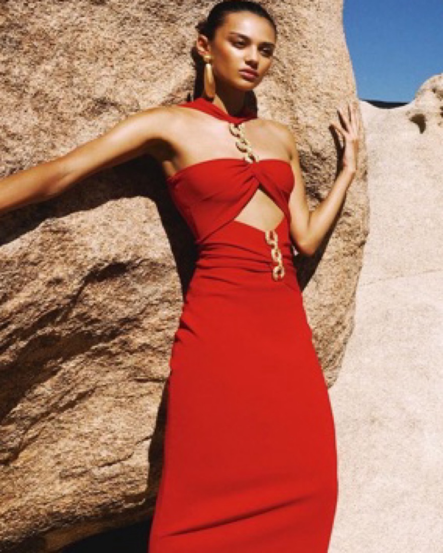 人気完売色【Chris TROIS. 】Flower gather dress Flower gather dress（ワンピース）｜Chris TROIS.（クリストロワ）の