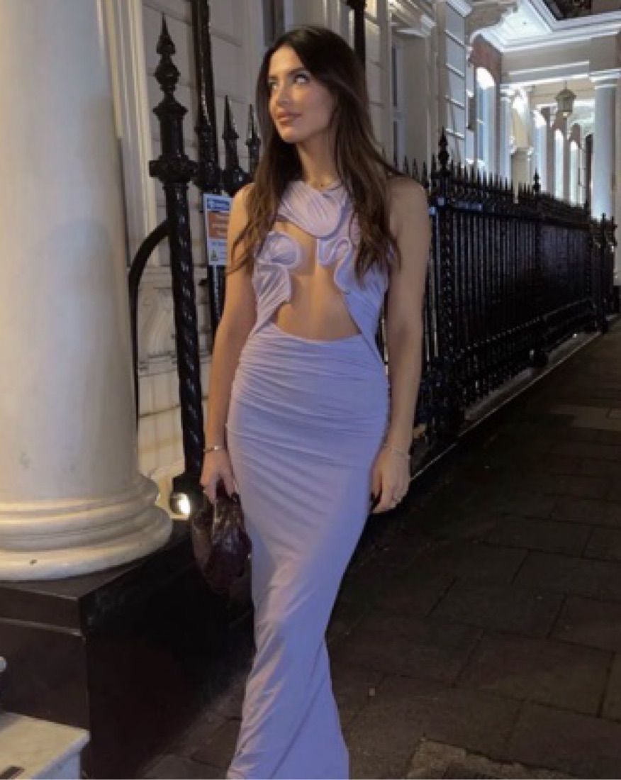 Christopher Esber Lilac Venus Tank Dress by Christopher Esber - Pickle