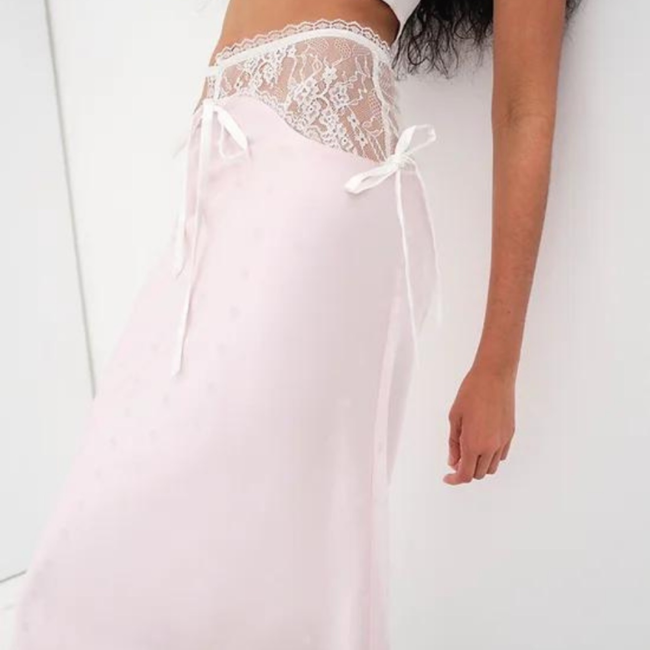 For Love and Lemons Midi Skirt by For Love & Lemons - Pickle