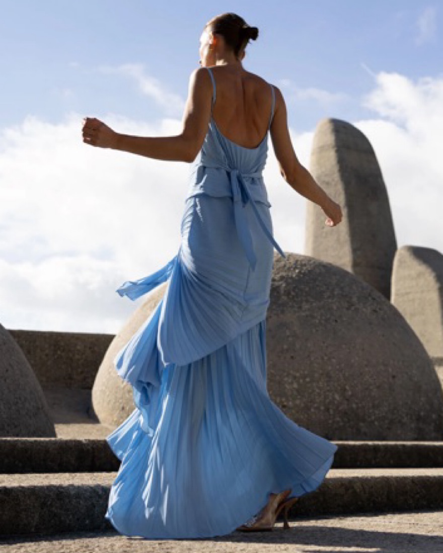 TORRENT DRESS FLOOR LENGTH by Georgia Hardinge - Pickle