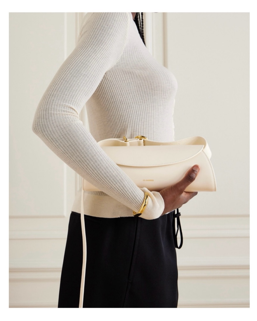 Jil Sander✨ Cannollo Leather Bag by Jil Sander - Pickle