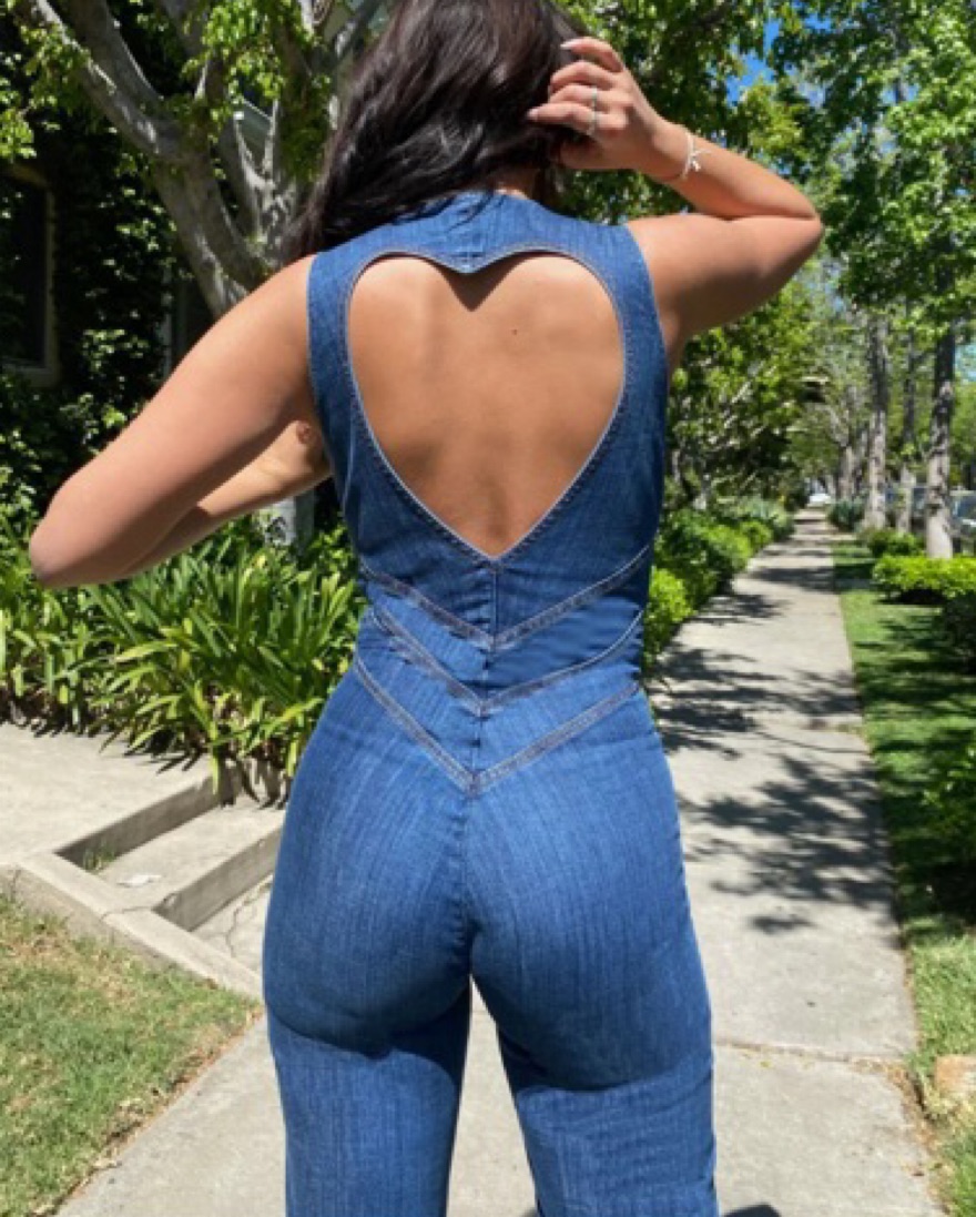 Revice Denim Heart Jumpsuit by Revice Denim - Pickle