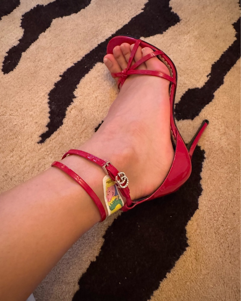 Gucci Red Strappy Heels by Gucci - Pickle