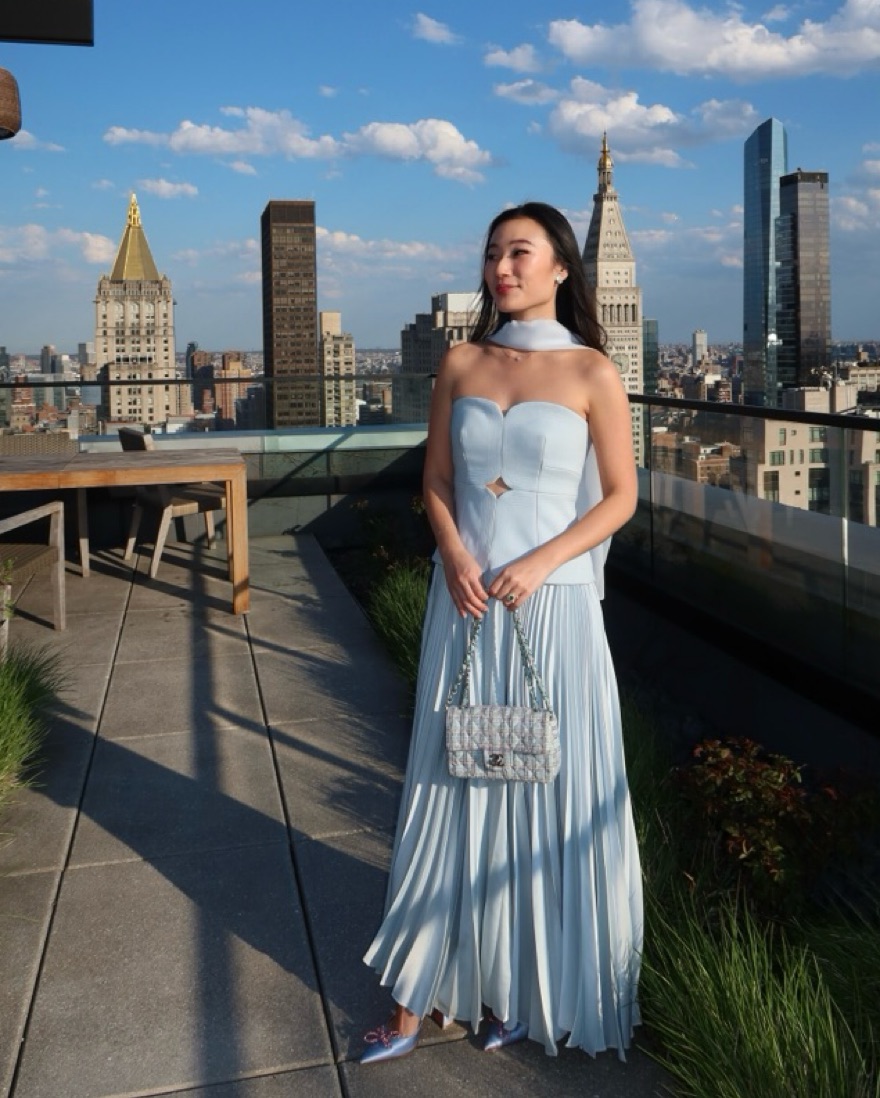 Acler Avonlea Blue Corset Dress by Acler - Pickle