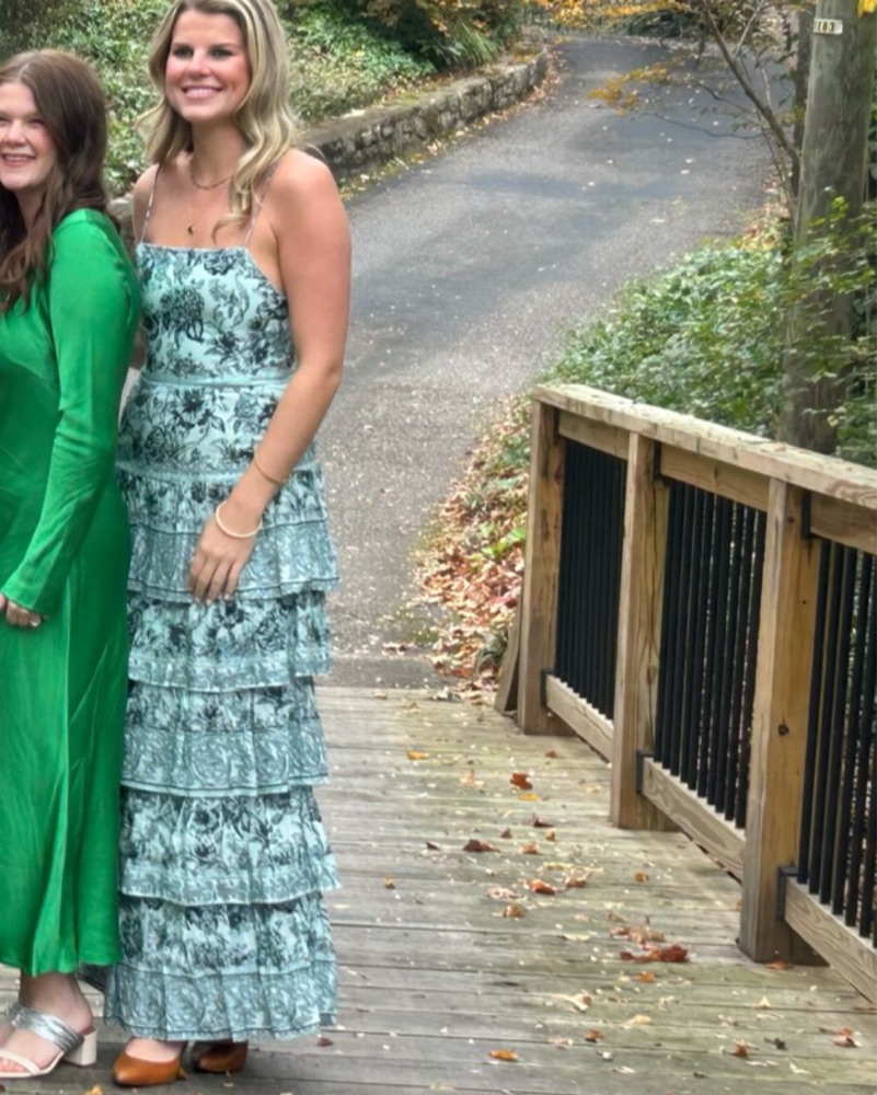 Alice + Olivia Valencia Floral Maxi Dres by Alice & Olivia - Pickle