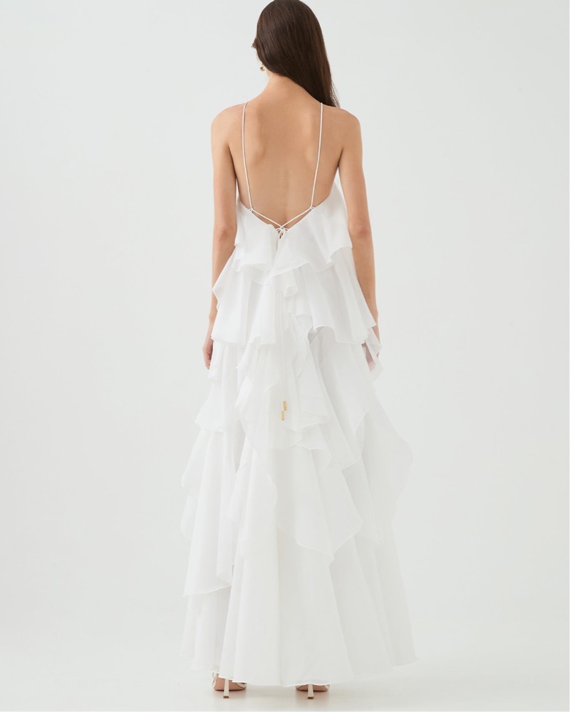 Aje Pandorea Layered Maxi Dress by Aje - Pickle