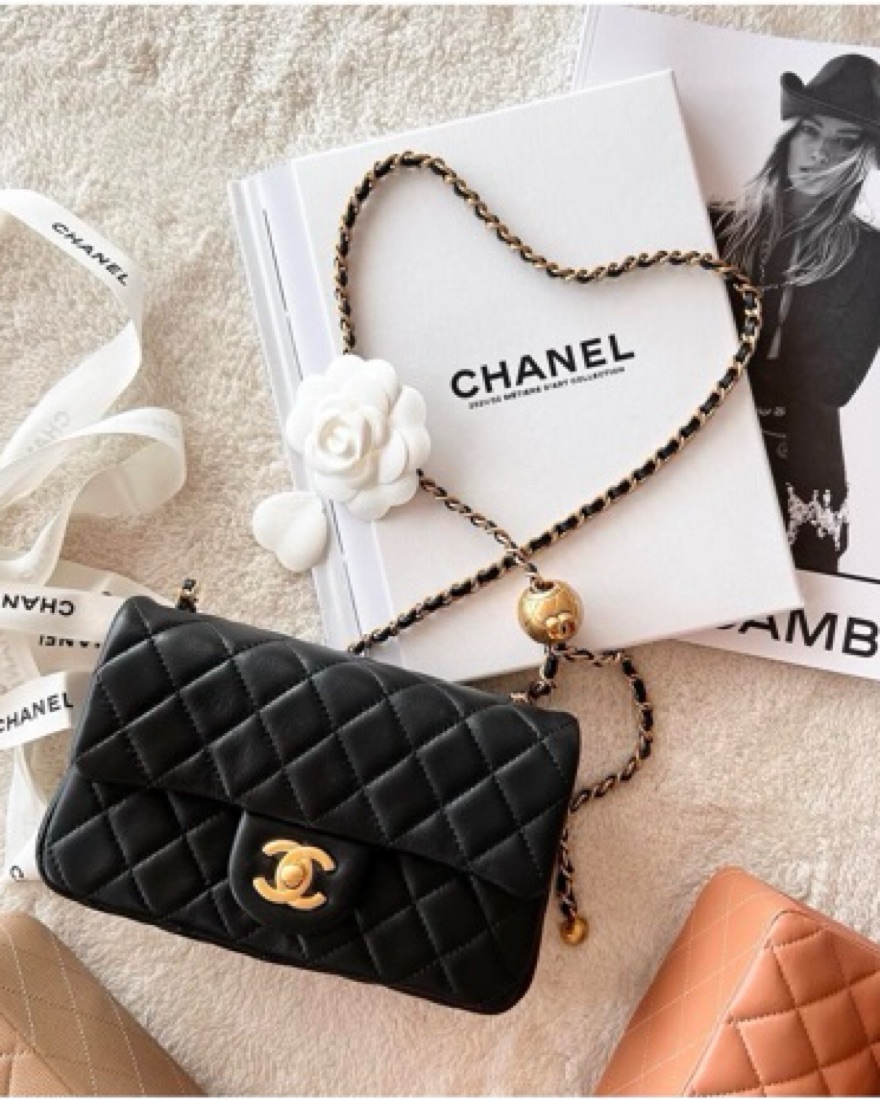 Chanel Pearl Crush Adjustable Bag by Chanel - Pickle