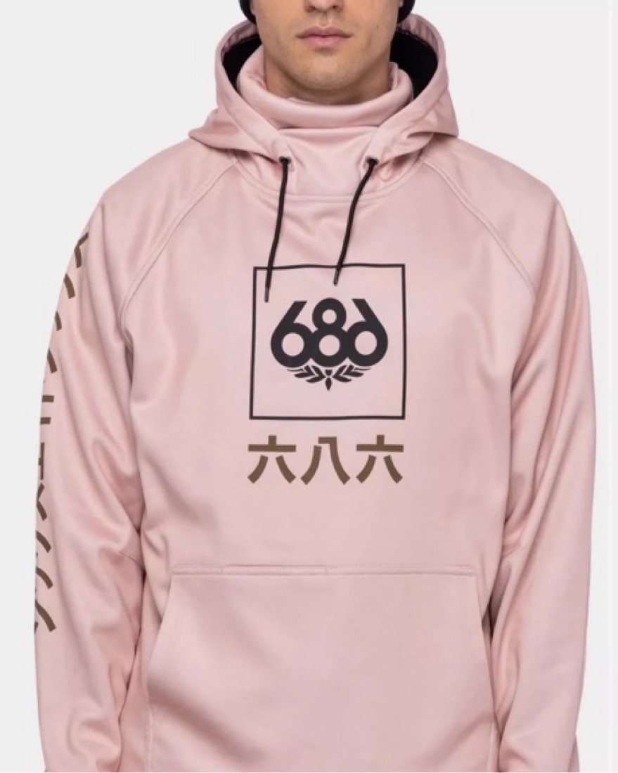 686 Pink Bonded Fleece Pullover Hoodie by 686 Technical Apparel