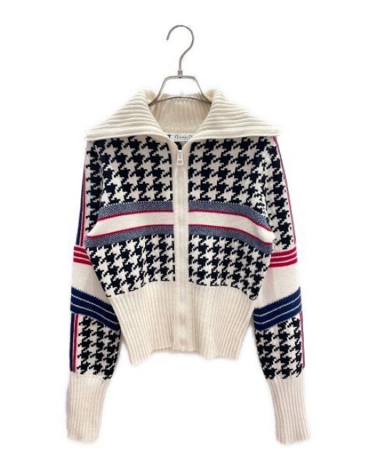 Ski Dior Alps Short Cardigan by Christian Dior - Pickle