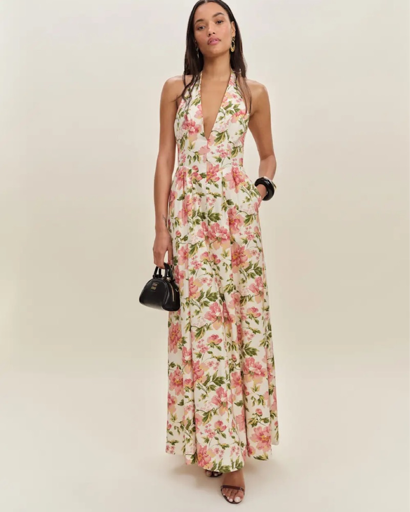 Reformation Diara Dress Sunkissed by Reformation - Pickle
