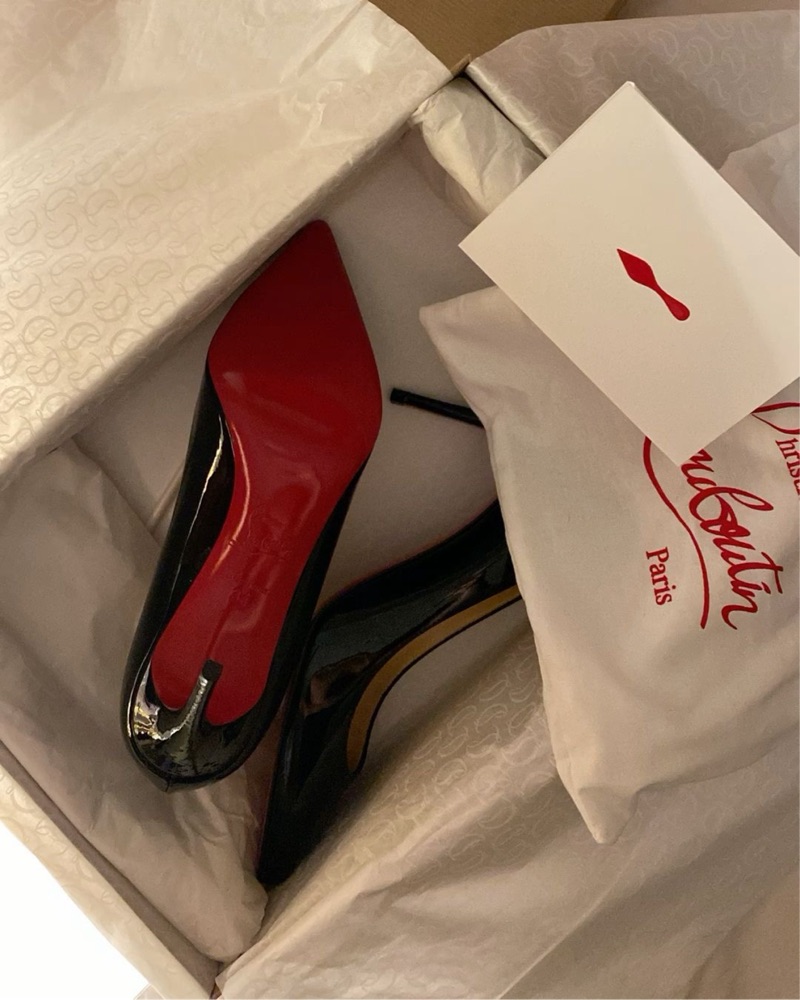 Christian Louboutin - Miss Z - 100mm by Christian Louboutin - Pickle