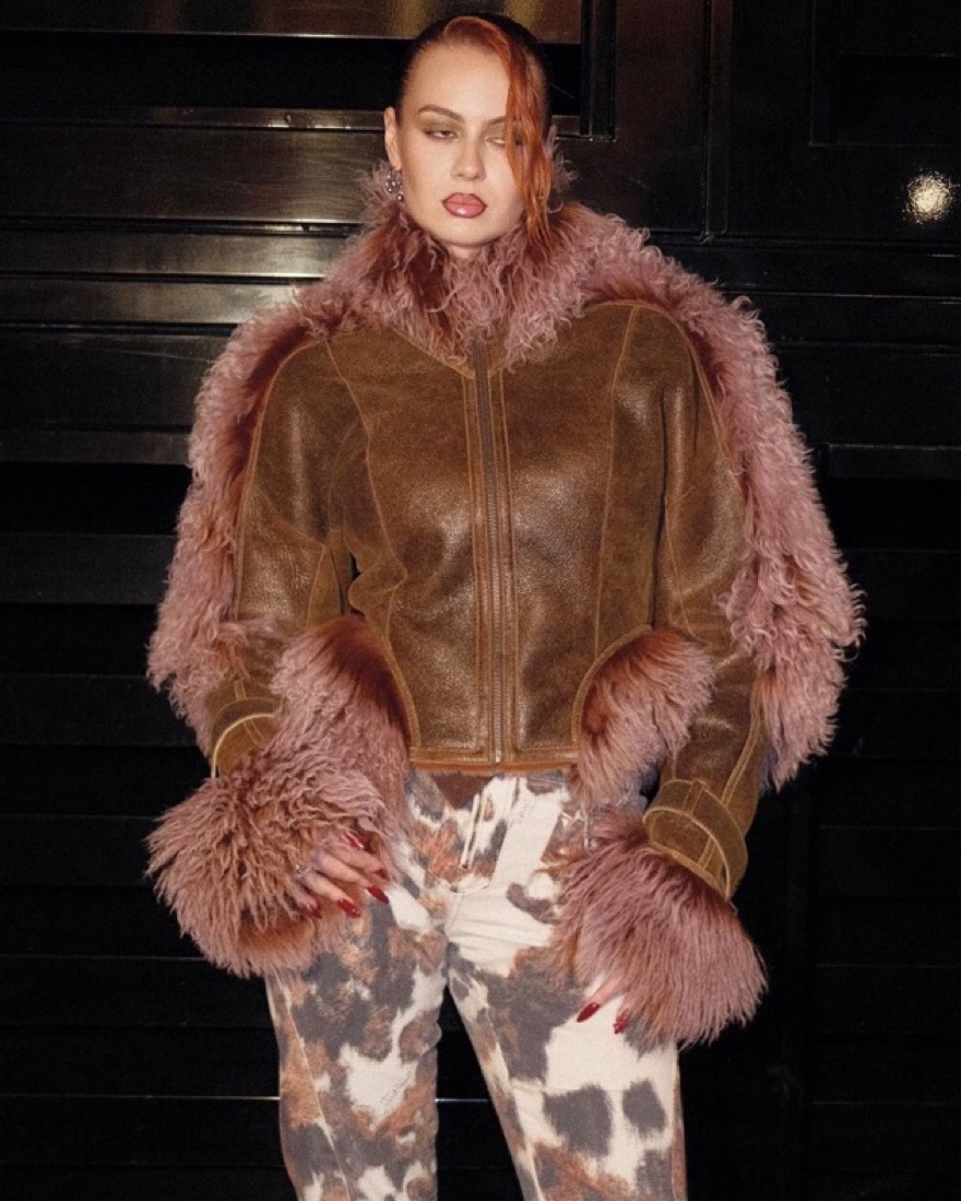 KNWLS X JEAN PAUL GAULTIER lamb Jacket by KNWLS - Pickle