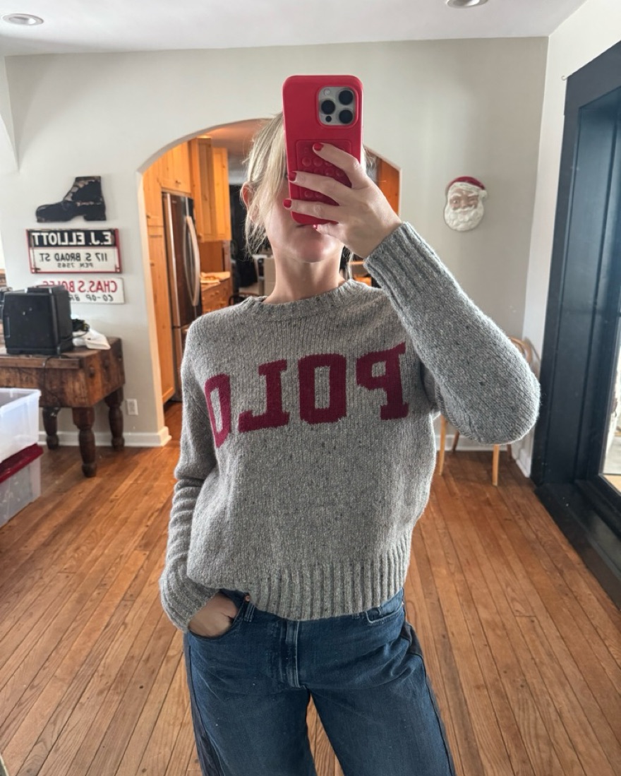 POLO Grey Wool Sweater by Polo Ralph Lauren - Pickle