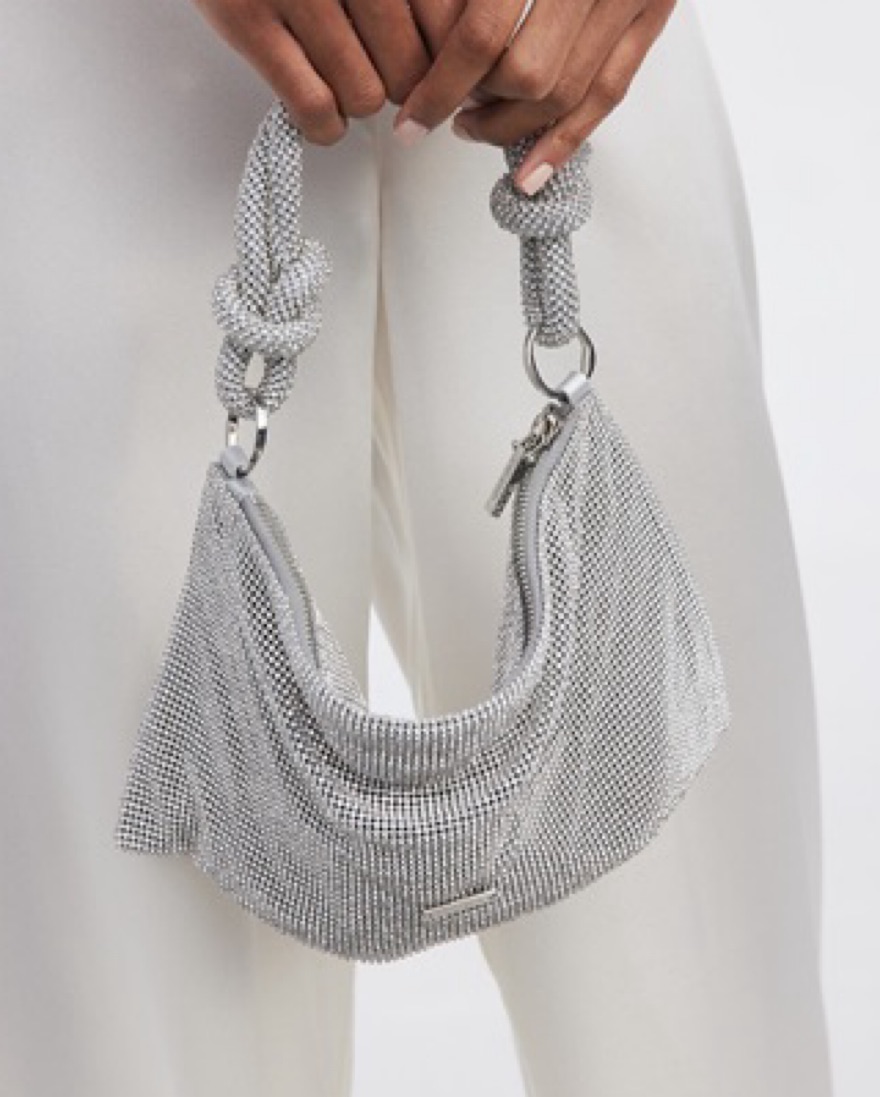 Cult Gaia Silver Nano Bag by Cult Gaia - Pickle