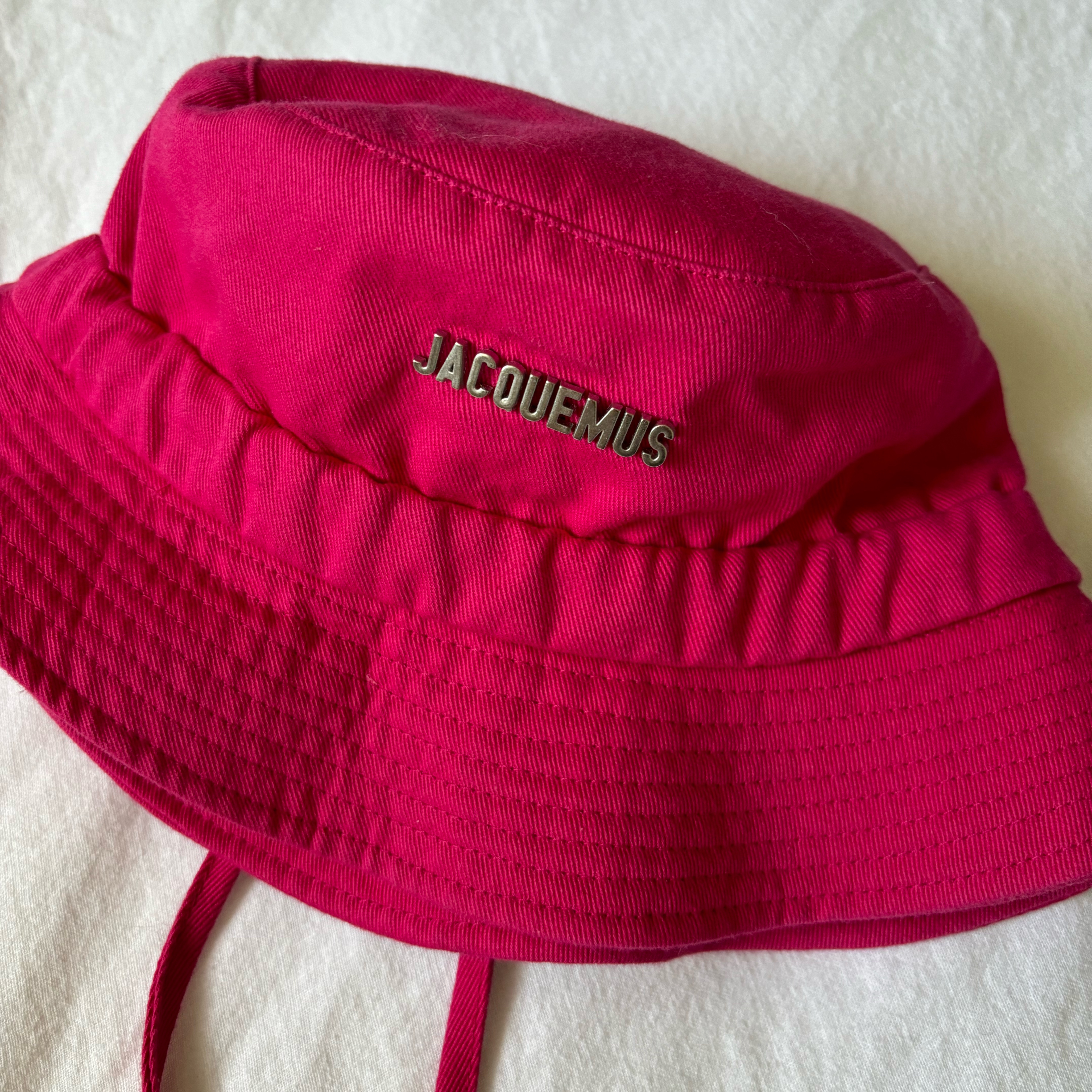 Jacquemus Hot Pink Bucket Hat by Jacquemus - Pickle