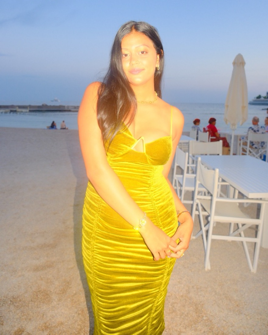 Green SEXY MAXI DRESS by Akira - Pickle