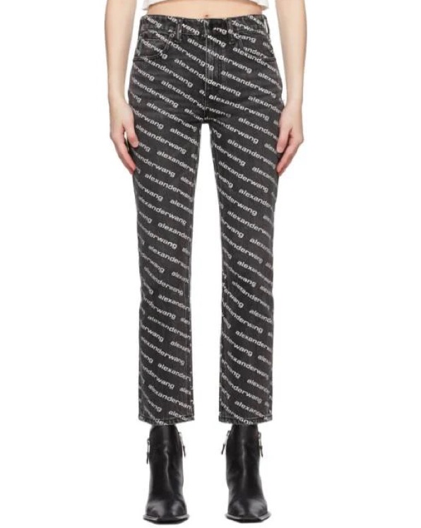 Alexander Wang Logo Jeans by ALEXANDER WANG - Pickle